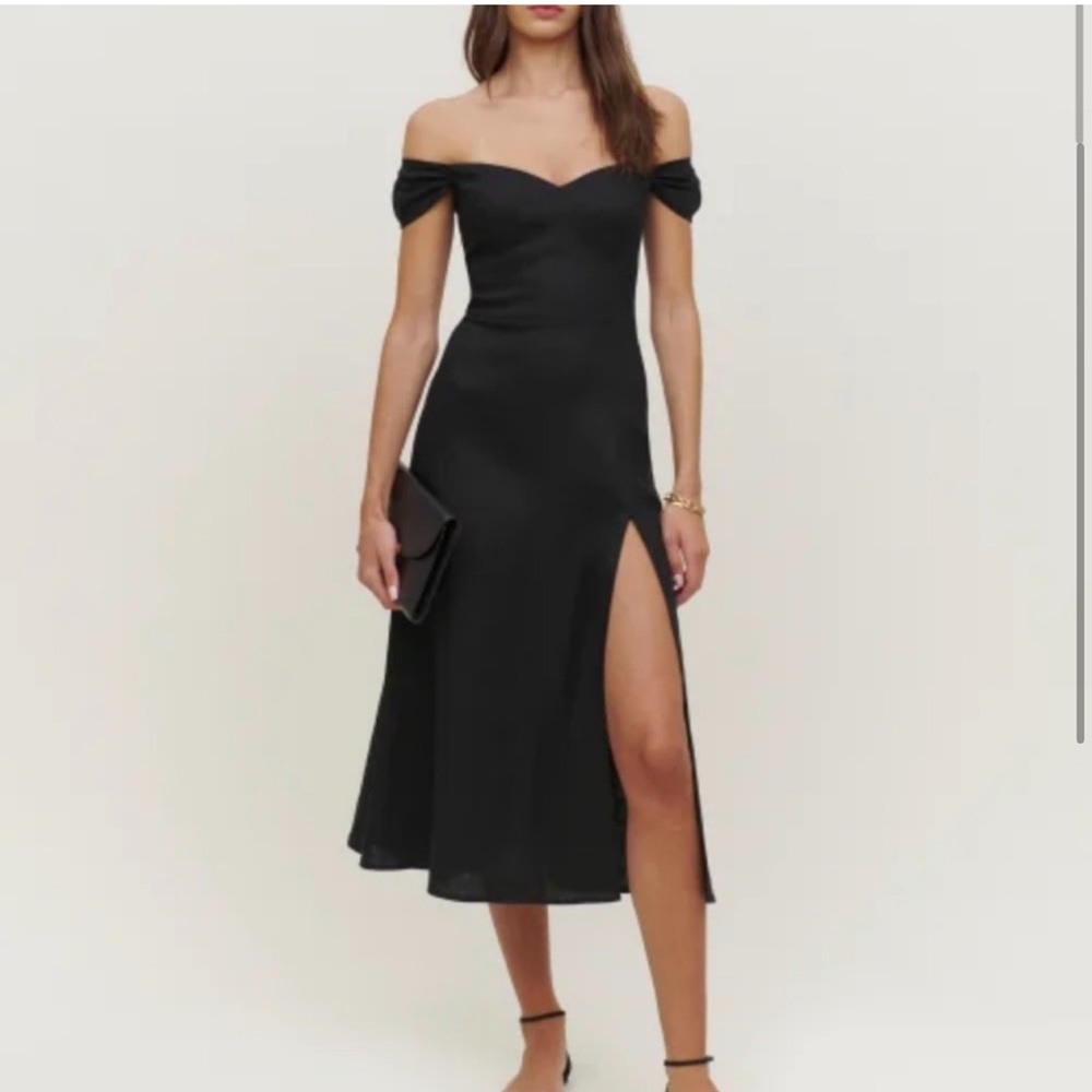 Reformation Bridgton linen dress